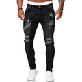 Jean Skinny Déchiré Homme - zoom matière denim