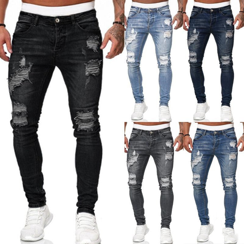 Jean Skinny Déchiré Homme - vue de face