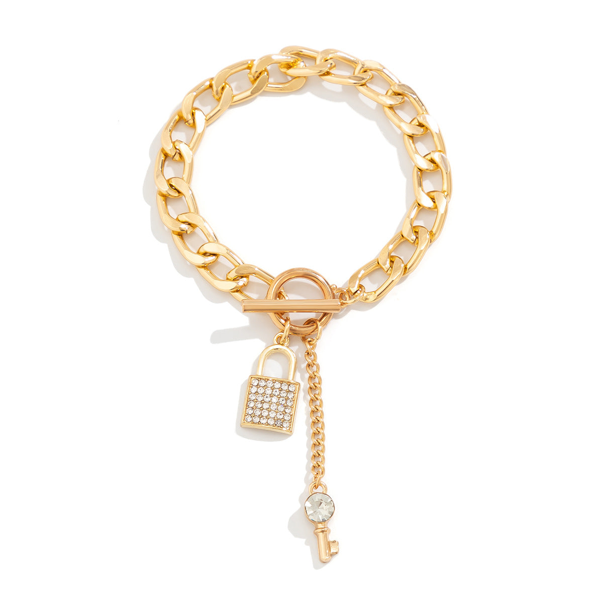 Collier Chaîne Cadenas et Clé, merch officiel électro DΛЯK.D STORE