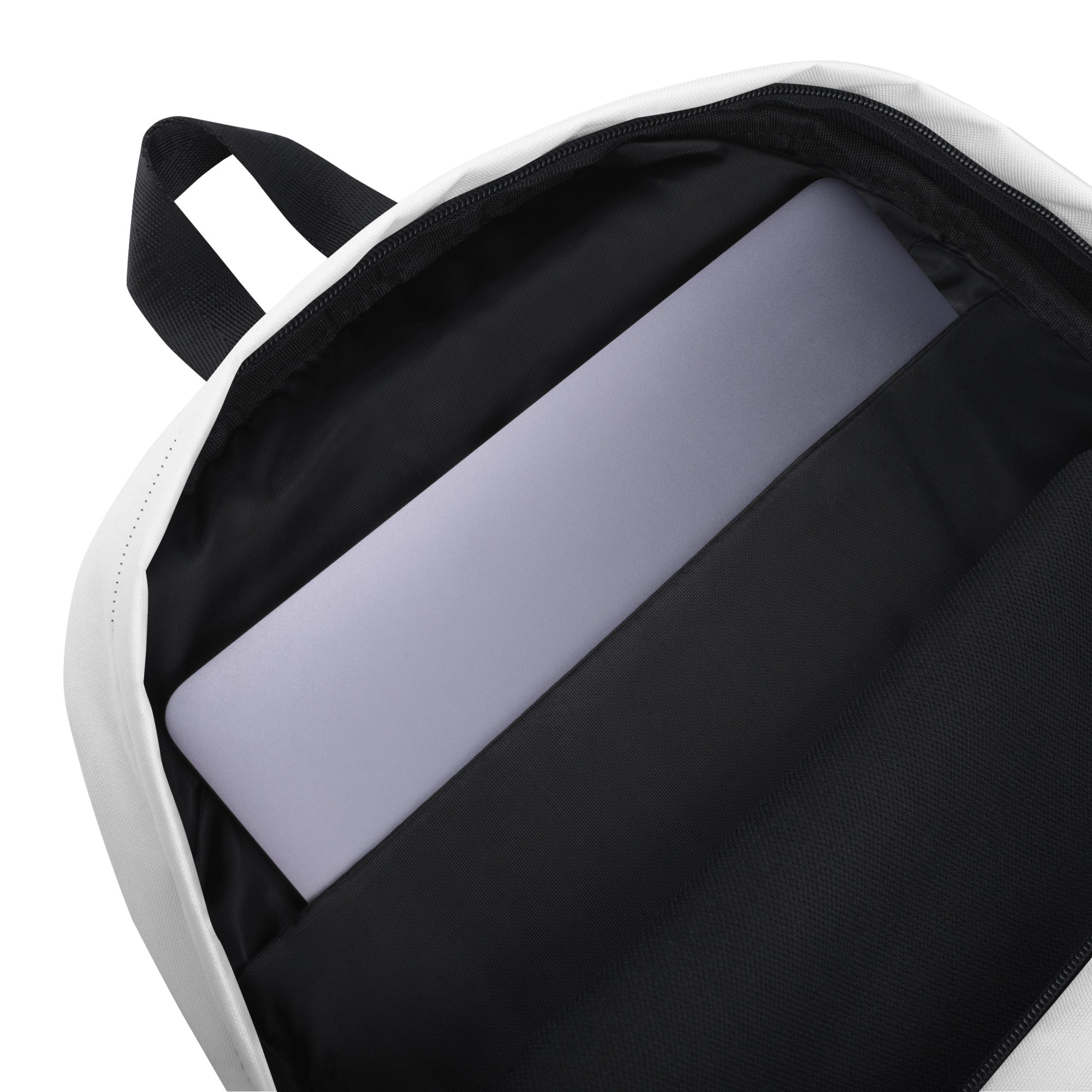 Sac à dos Dark.D blanc imprimé intégral - vue portée
