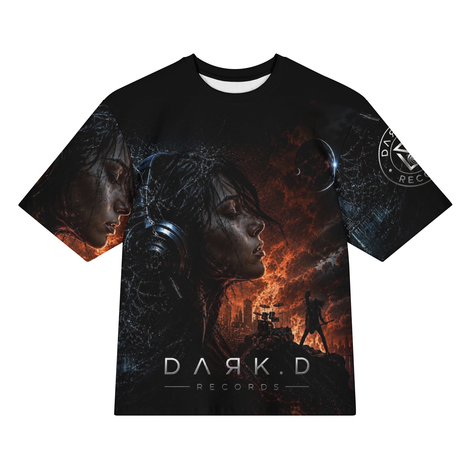 T-shirt Dark. D Echoes Of Us, merch officiel électro DΛЯK.D STORE