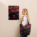 Tote Bag Dark. D, accessoire officiel merch électro DΛЯK.D STORE