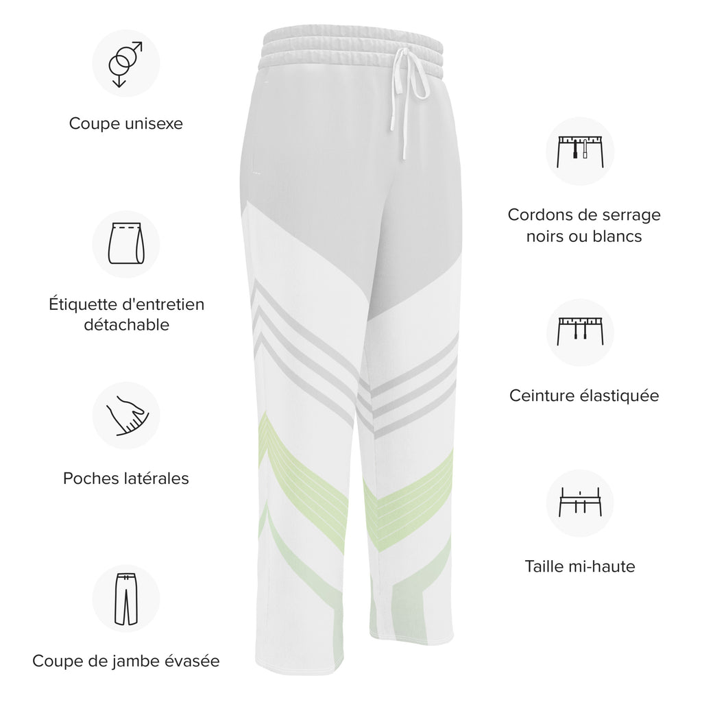 Jogger Large Unisexe imprimé rétro 90's - fiche produit en français