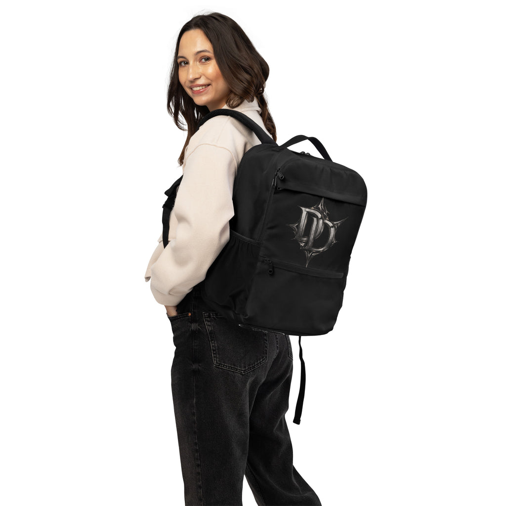 Sac à dos utilitaire noir - vue complète avec accessoires