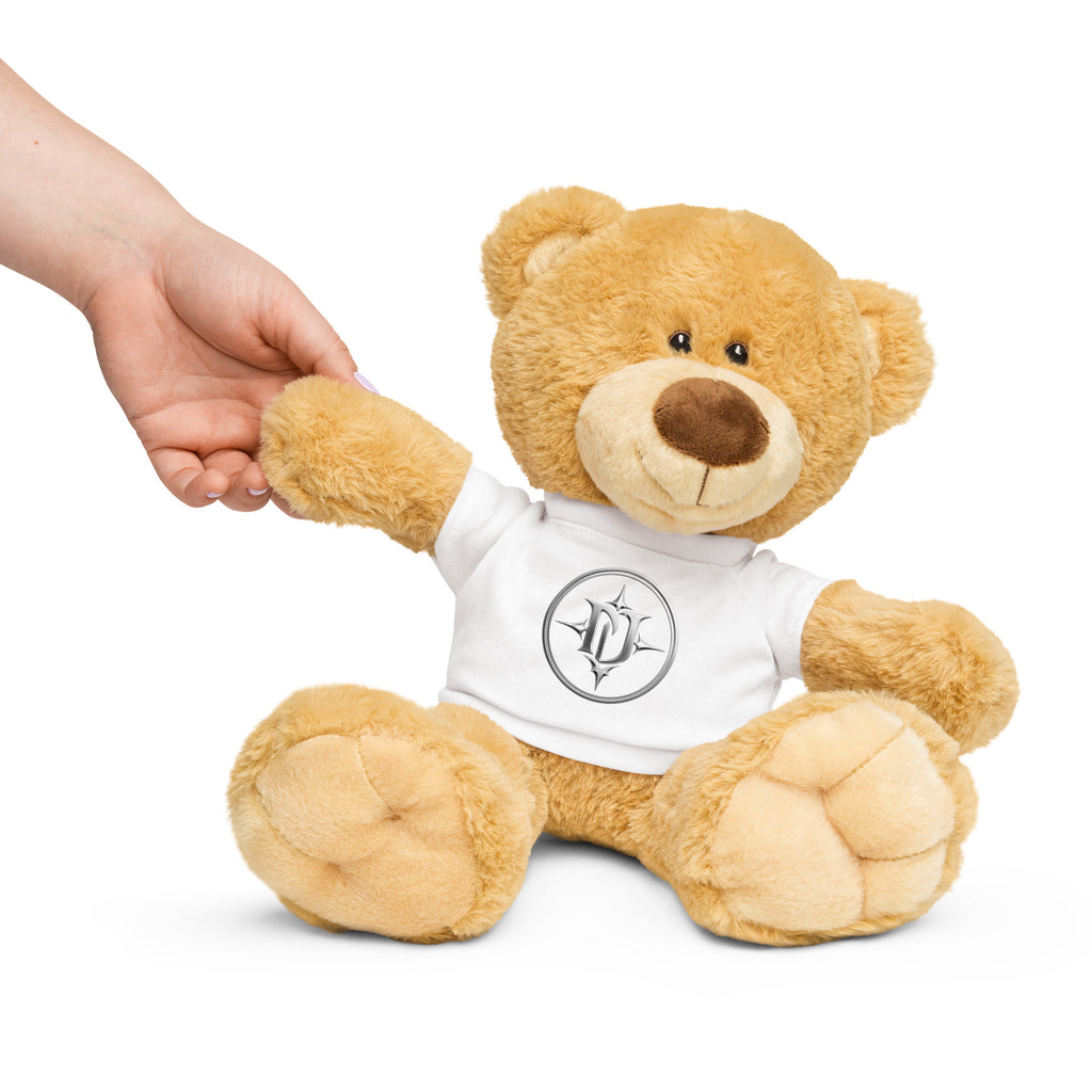 Peluche Ours Dark. D t-shirt blanc - gros plan visage