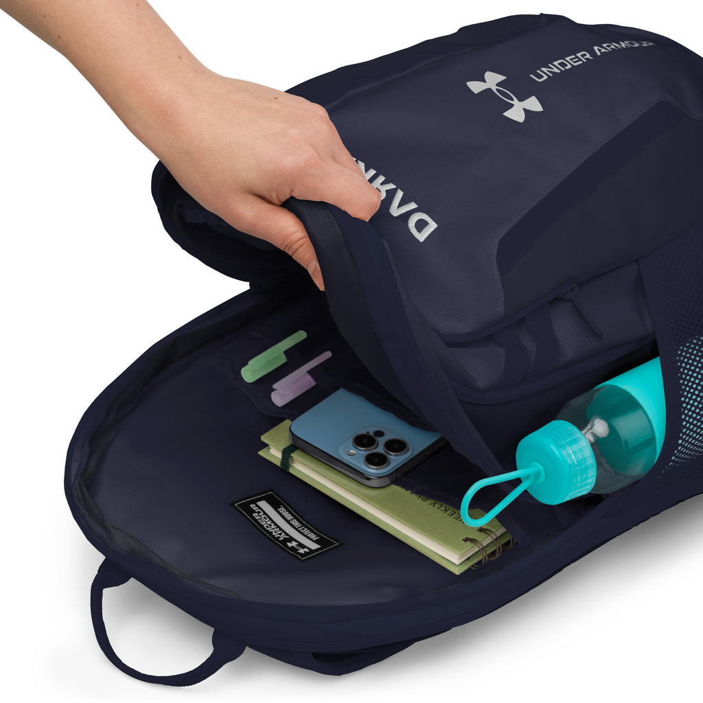 Sac à dos Under Armour bleu marine - détails