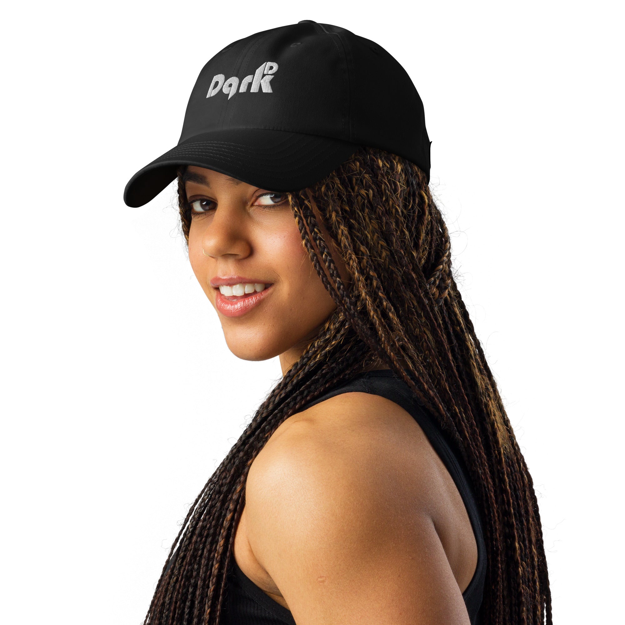 Casquette Dark. D, accessoire officiel merch électro DΛЯK.D STORE
