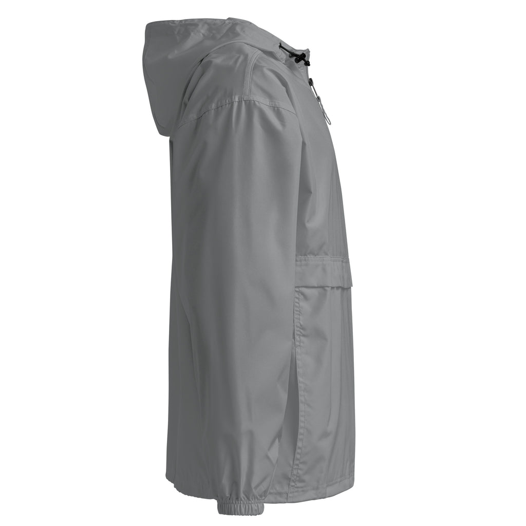 Veste Packable Champion Brodée DARK.D STORE, coloris Graphite, vue de côté droit
