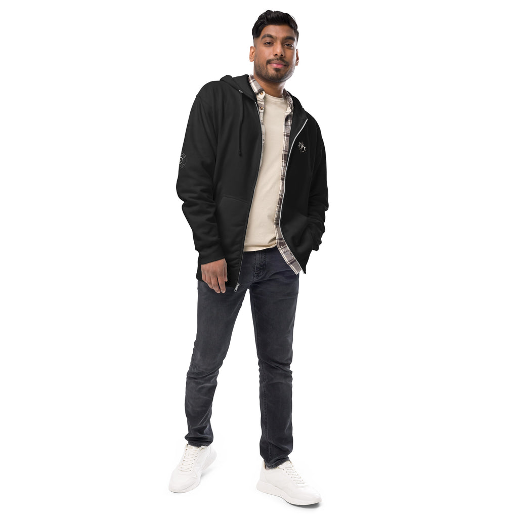Hoodie Zippé Premium Dark. D, merch officiel électro DΛЯK.D STORE