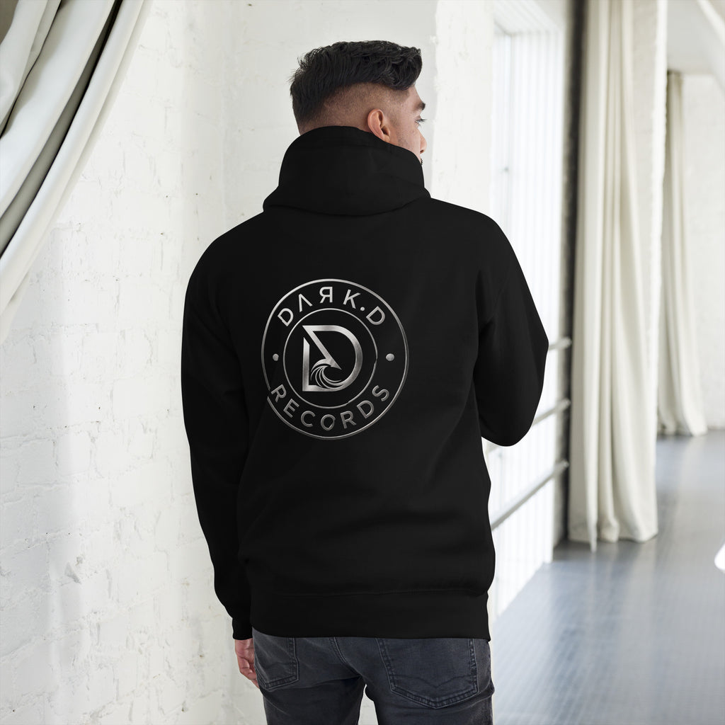Hoodie Dark. D — One Way, No Turning Back, merch officiel électro DΛЯK.D STORE
