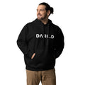 Hoodie Premium Unisexe Dark. D noir - vue de face