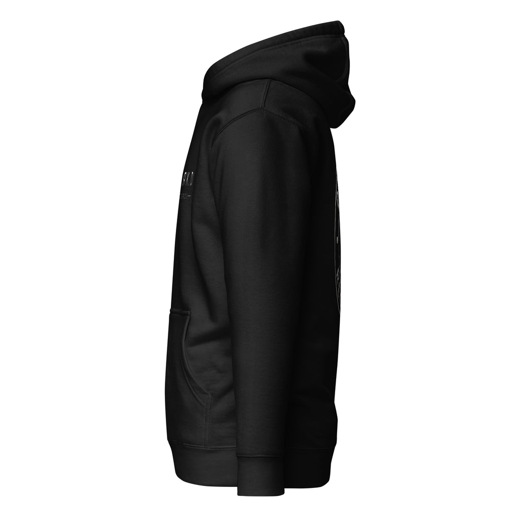 Hoodie Dark. D — One Way, No Turning Back, merch officiel électro DΛЯK.D STORE