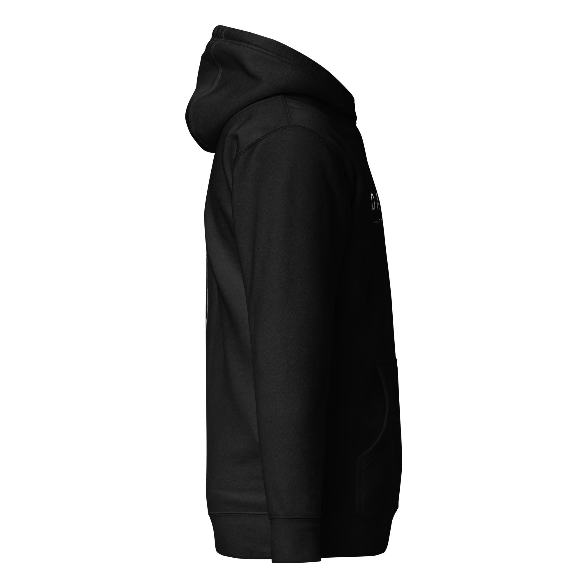 Hoodie Dark. D — One Way, No Turning Back, merch officiel électro DΛЯK.D STORE