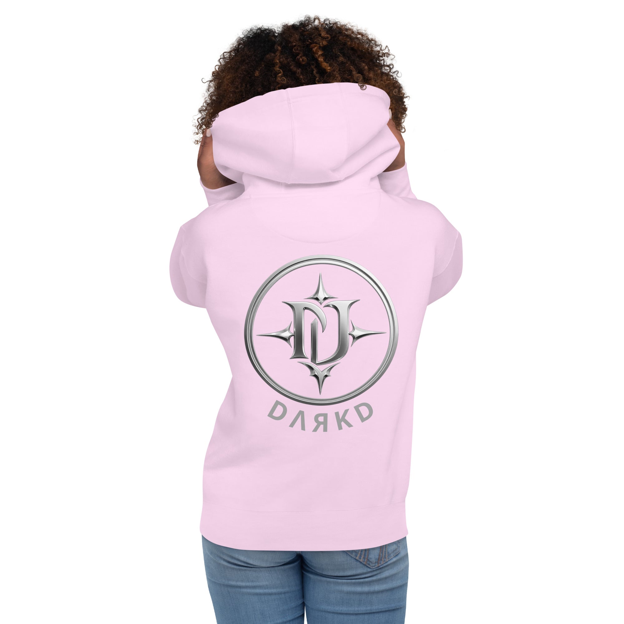 Hoodie Premium Unisexe Dark. D lavande - vue de dos