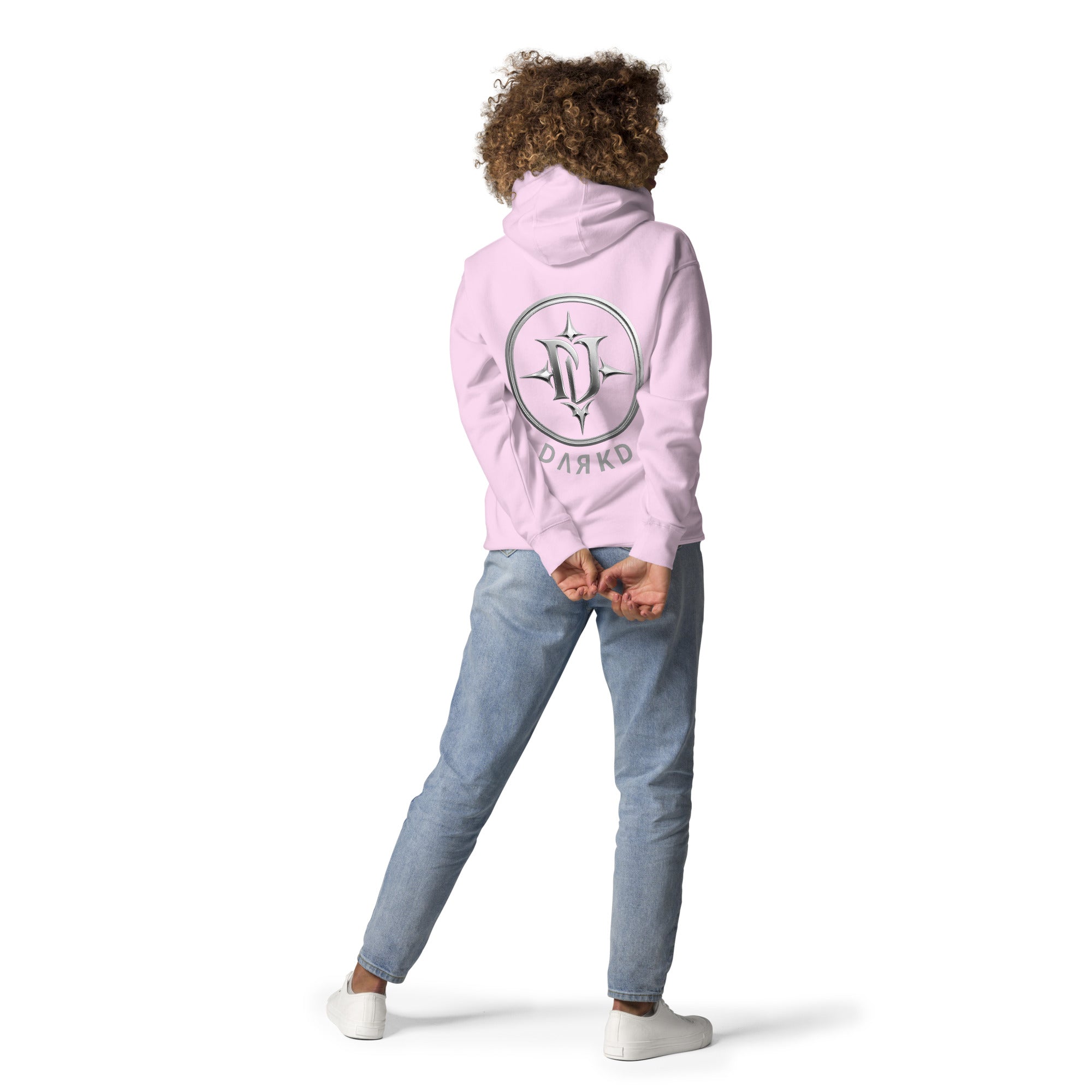 Hoodie Premium Unisexe Dark. D lavande - vue de dos