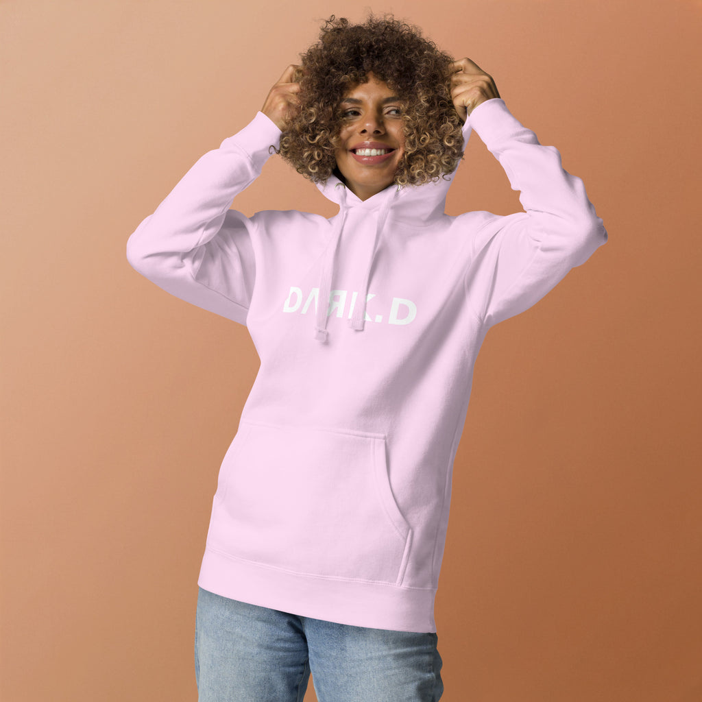 Hoodie Premium Unisexe Dark. D lavande - vue de face (détail)