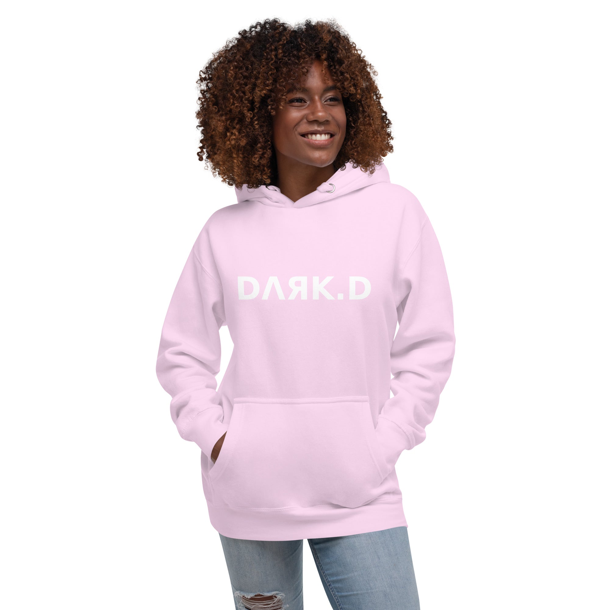 Hoodie Premium Unisexe Dark. D lavande - vue de face