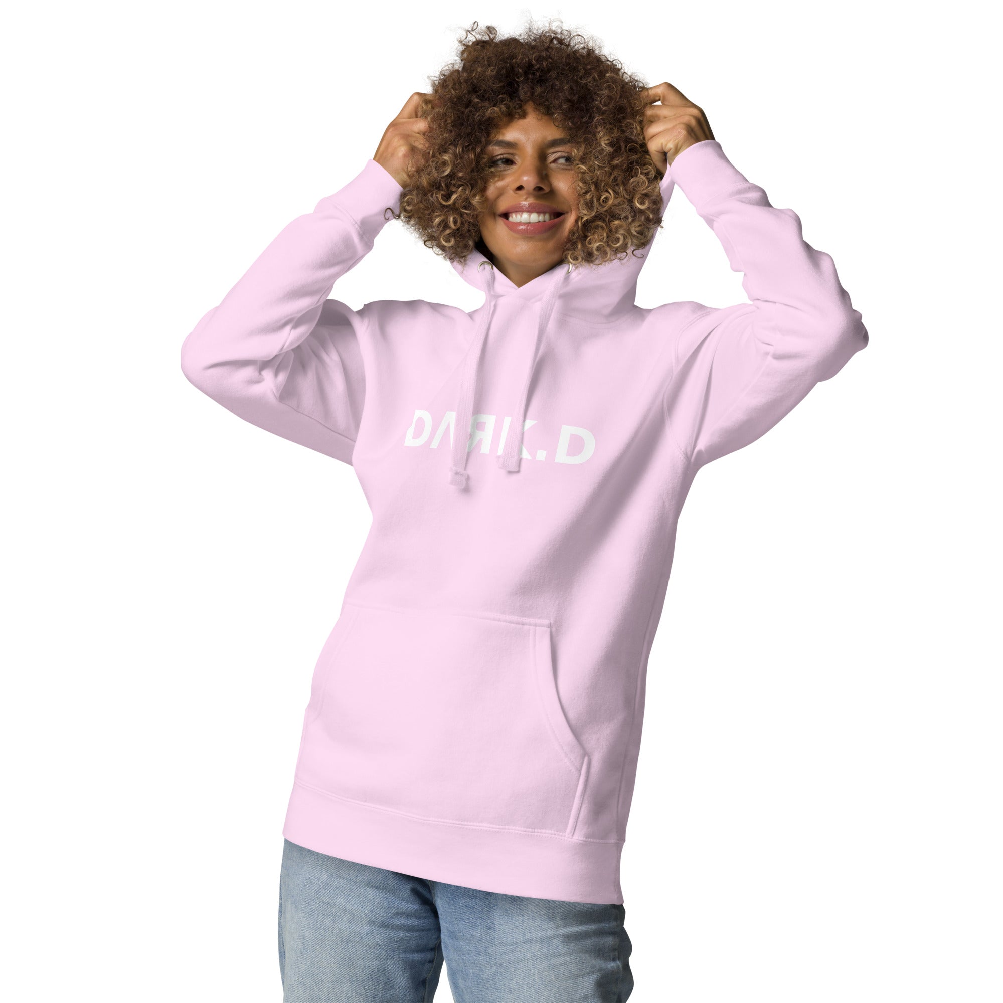 Hoodie Premium Unisexe Dark. D lavande - vue de face