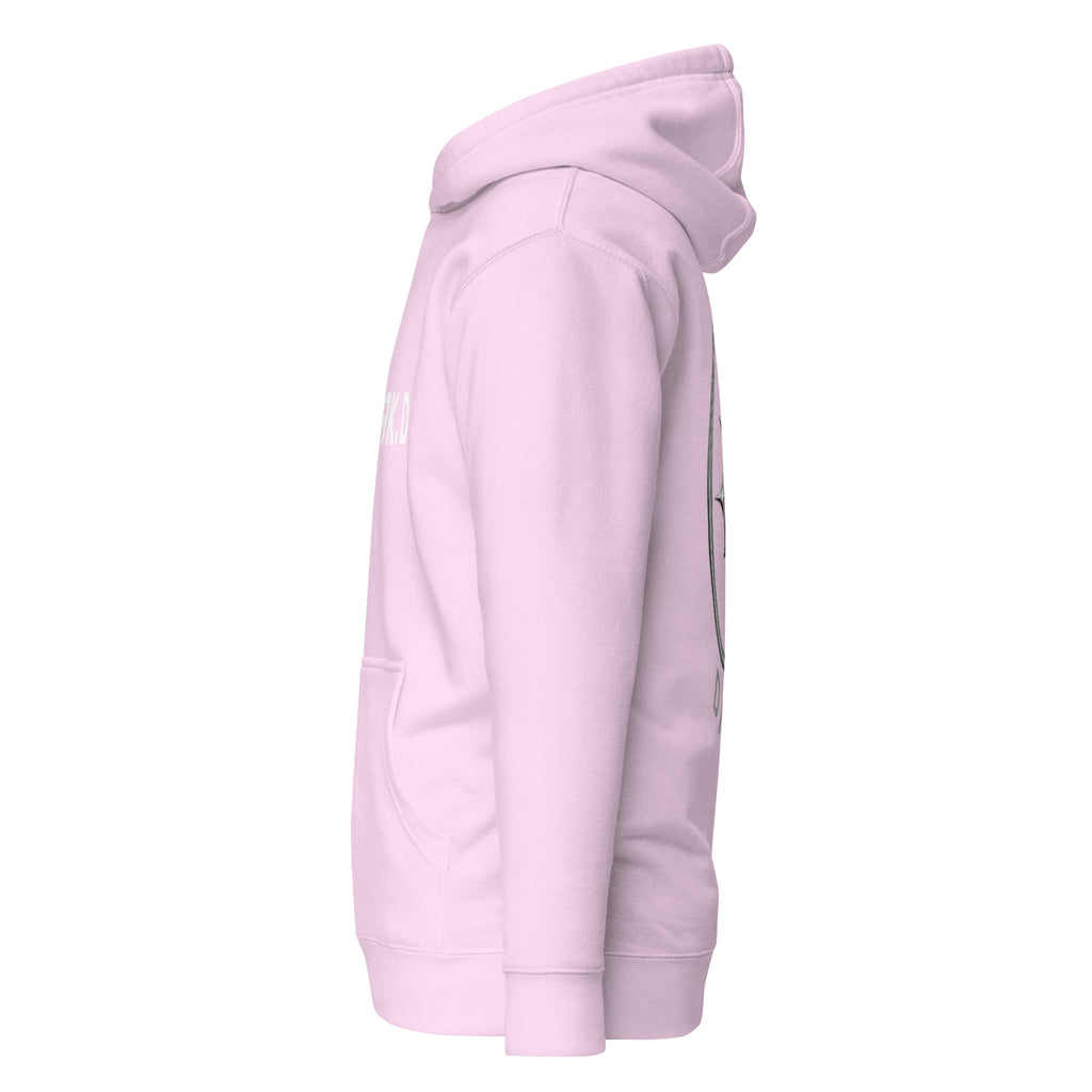 Hoodie Premium Unisexe Dark. D lavande - vue de profil gauche