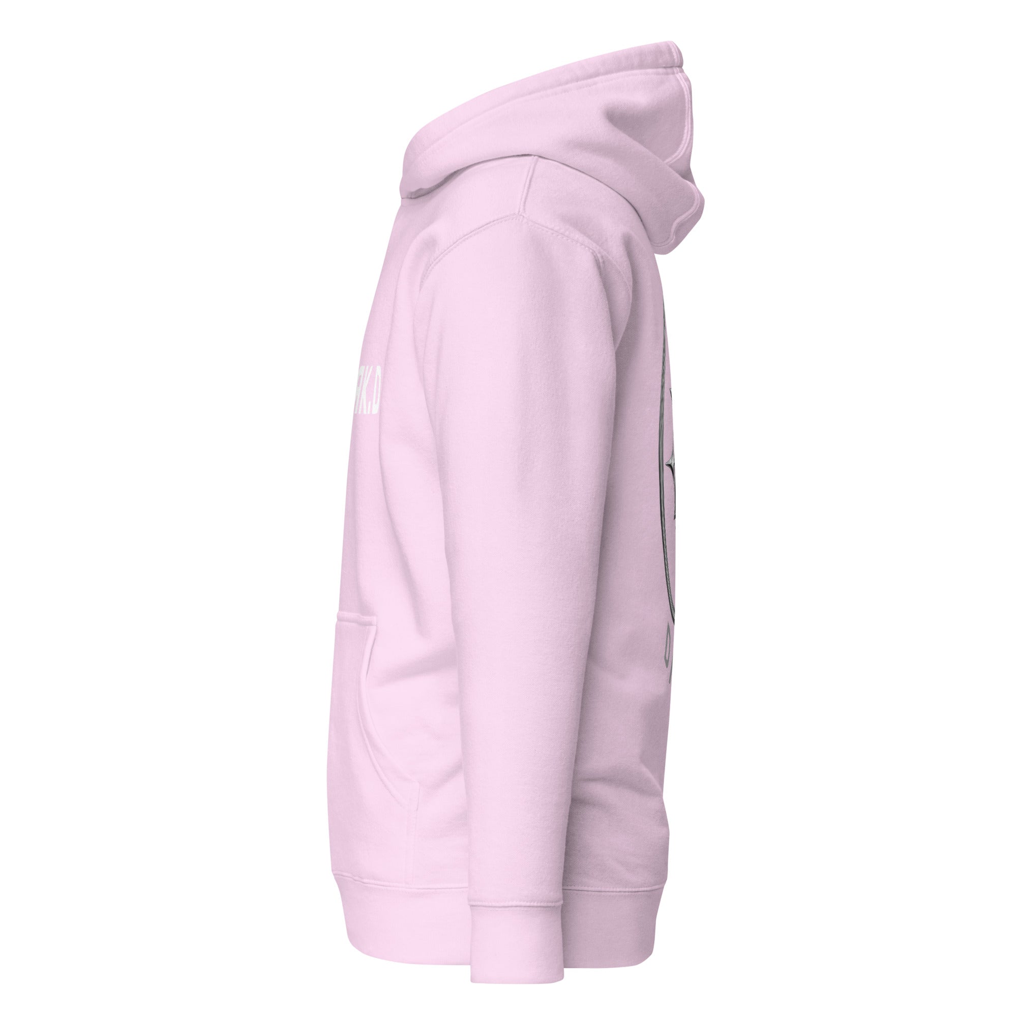 Hoodie Premium Unisexe Dark. D lavande - vue de profil gauche