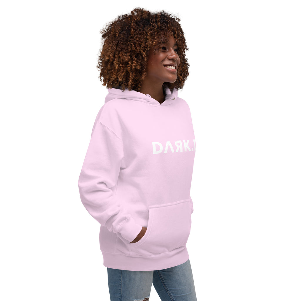 Hoodie Premium Unisexe Dark. D lavande - vue trois-quarts droit