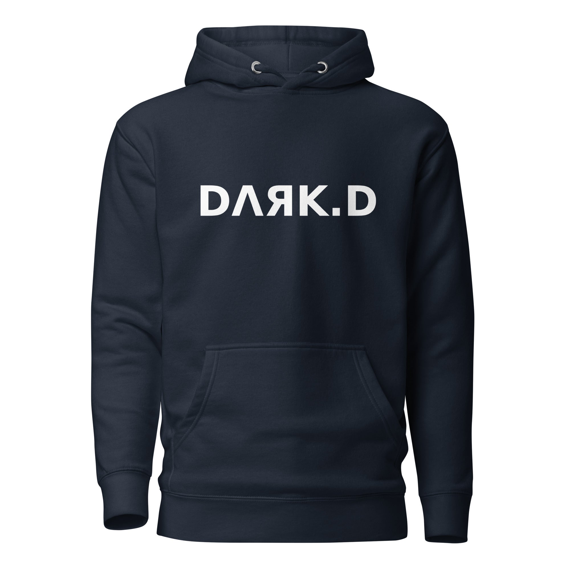 Hoodie Premium Unisexe Dark. D bleu marine - vue de face