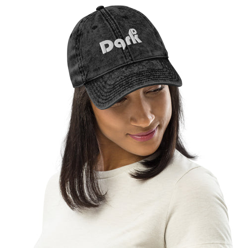 Casquette Vintage Coton Twill DARK.D STORE, vue de face