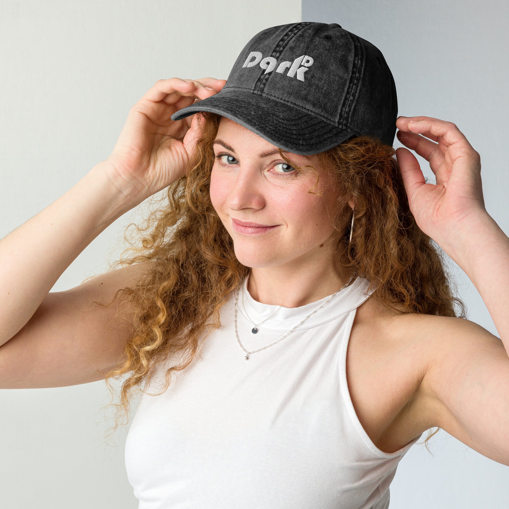Casquette Vintage Coton Twill DARK.D STORE, vue de face