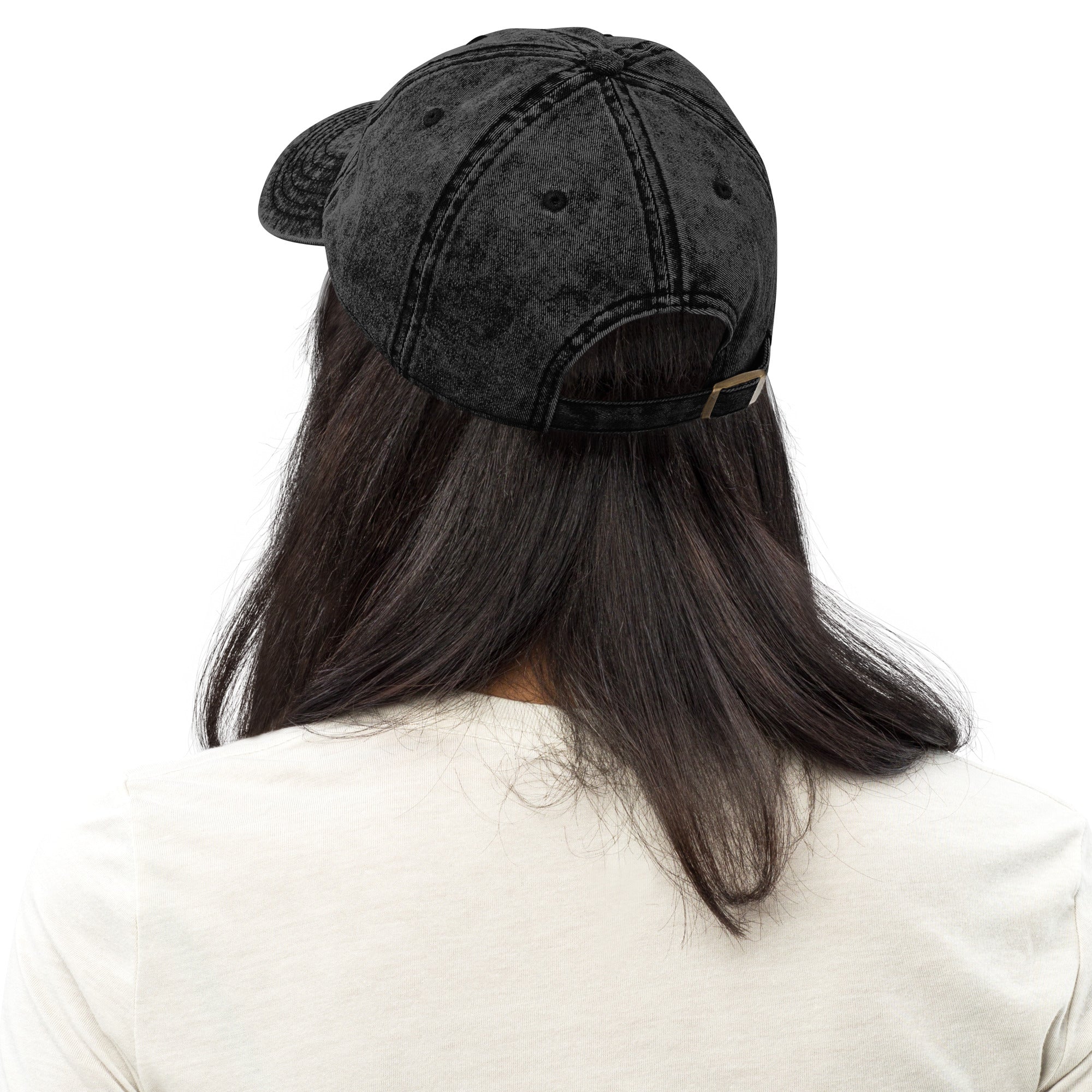 Casquette Vintage Coton Twill DARK.D STORE, vue trois-quarts arrière gauche