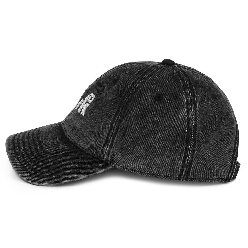 Casquette Vintage Coton Twill DARK.D STORE, vue de profil gauche