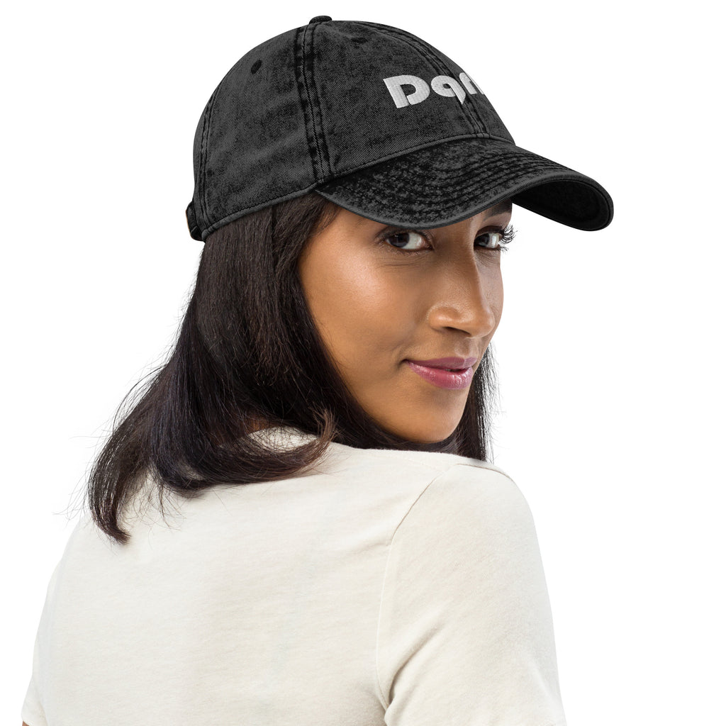 Casquette Vintage Coton Twill DARK.D STORE, vue trois-quarts avant droit
